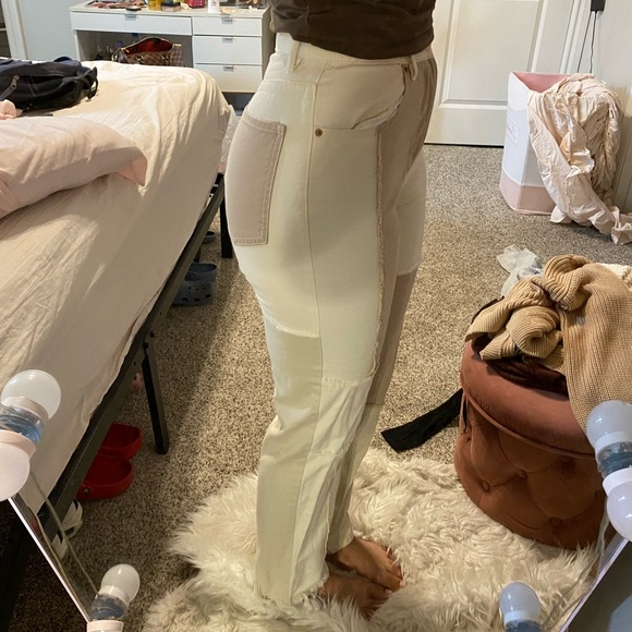 Pacsun Cream/Tan Jeans, size 26 - Picture 3 of 4